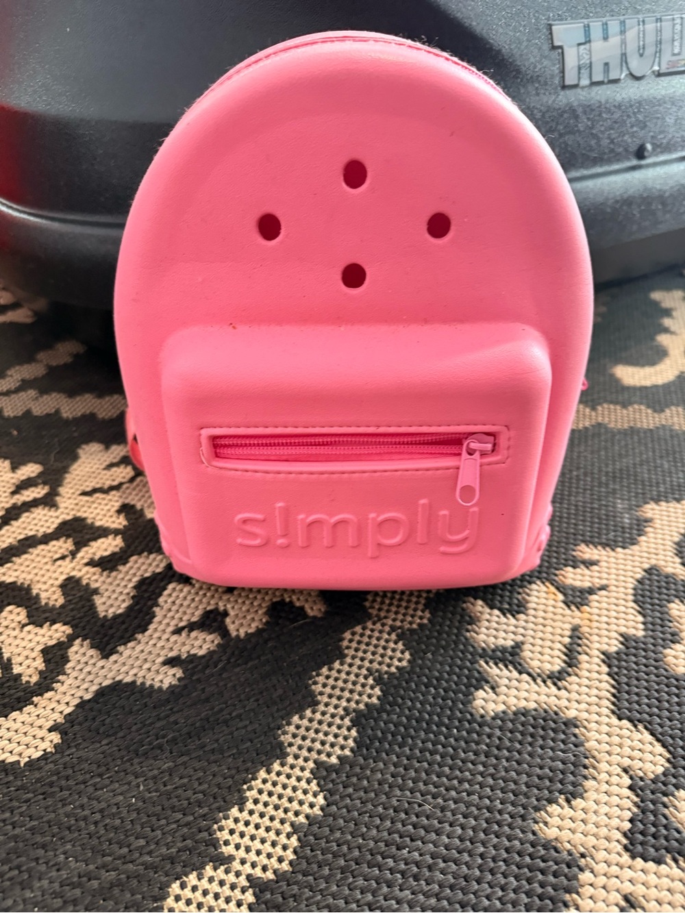 Simply Southern Pink Kids Mini Backpack with Front Zip